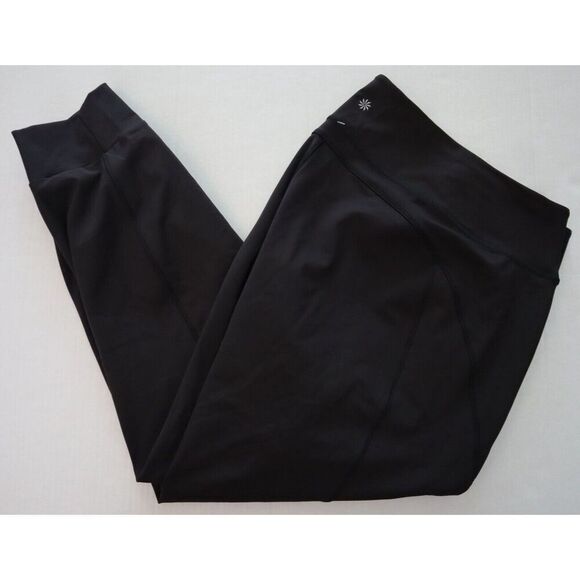 Athleta 488459002 Women's Sz XL Black Rainier Mid-Rise Jogger Pants - Picture 10 of 13